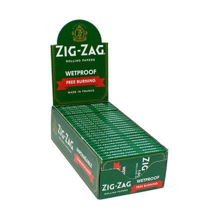Zig Zag Green Papers Water Proof