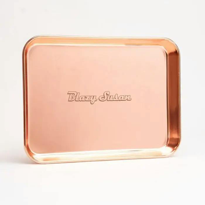 Pink stainless steel tolling tray