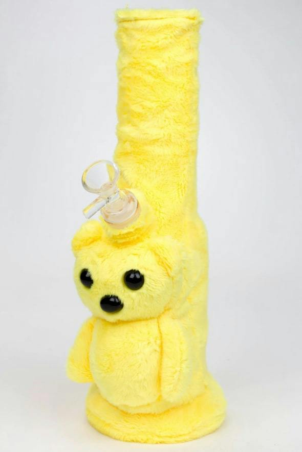 11" Adorable Bear Bong - Yellow