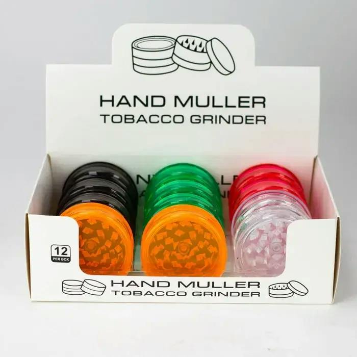 2.5" Transparent Plastic Grinder 3 Layers