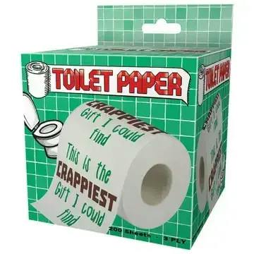 Cappiest gift I can find - Toilet paper