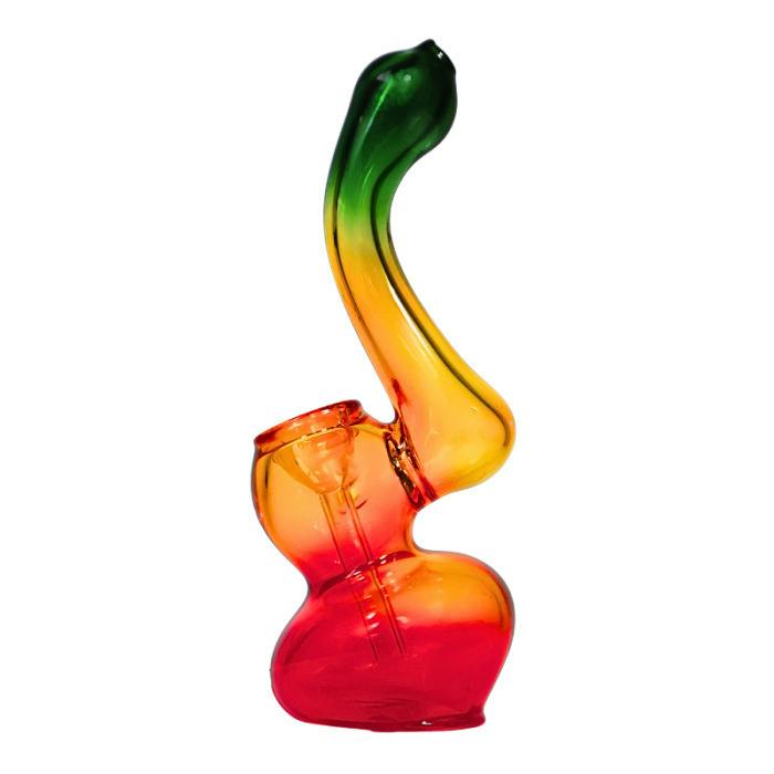 6" GLASS BUBLER RASTA DESIGN