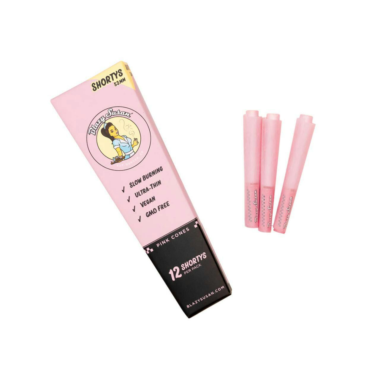 BLAZY SUSAN PINK CONES - SHORTYS at The Ryvanta
