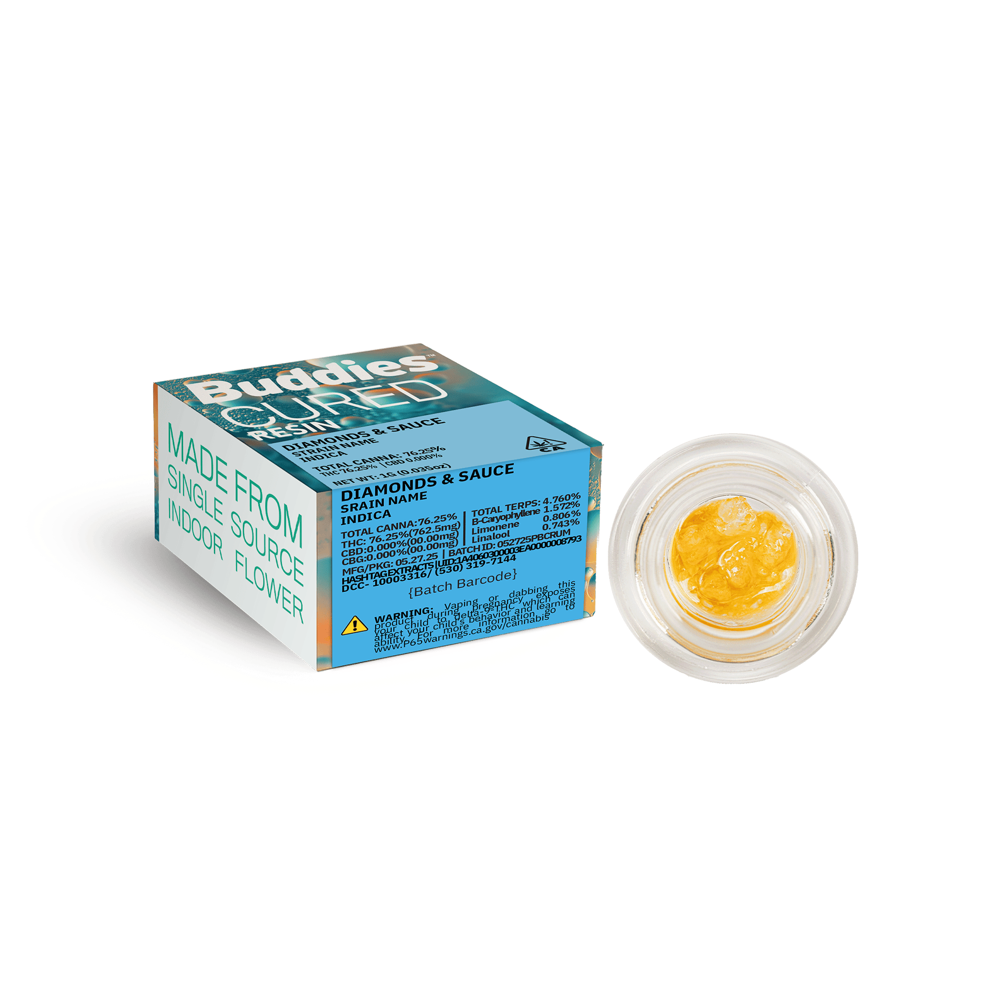 BUDDIES - CURED RESIN - DIRTY BANANA 1G