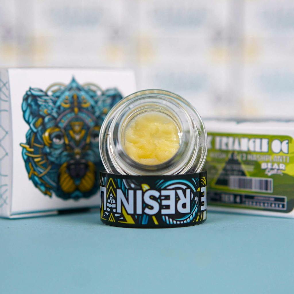 BEAR LABS - T4 CURED RESIN BUDDER - BLACK TRIANGLE OG 1G