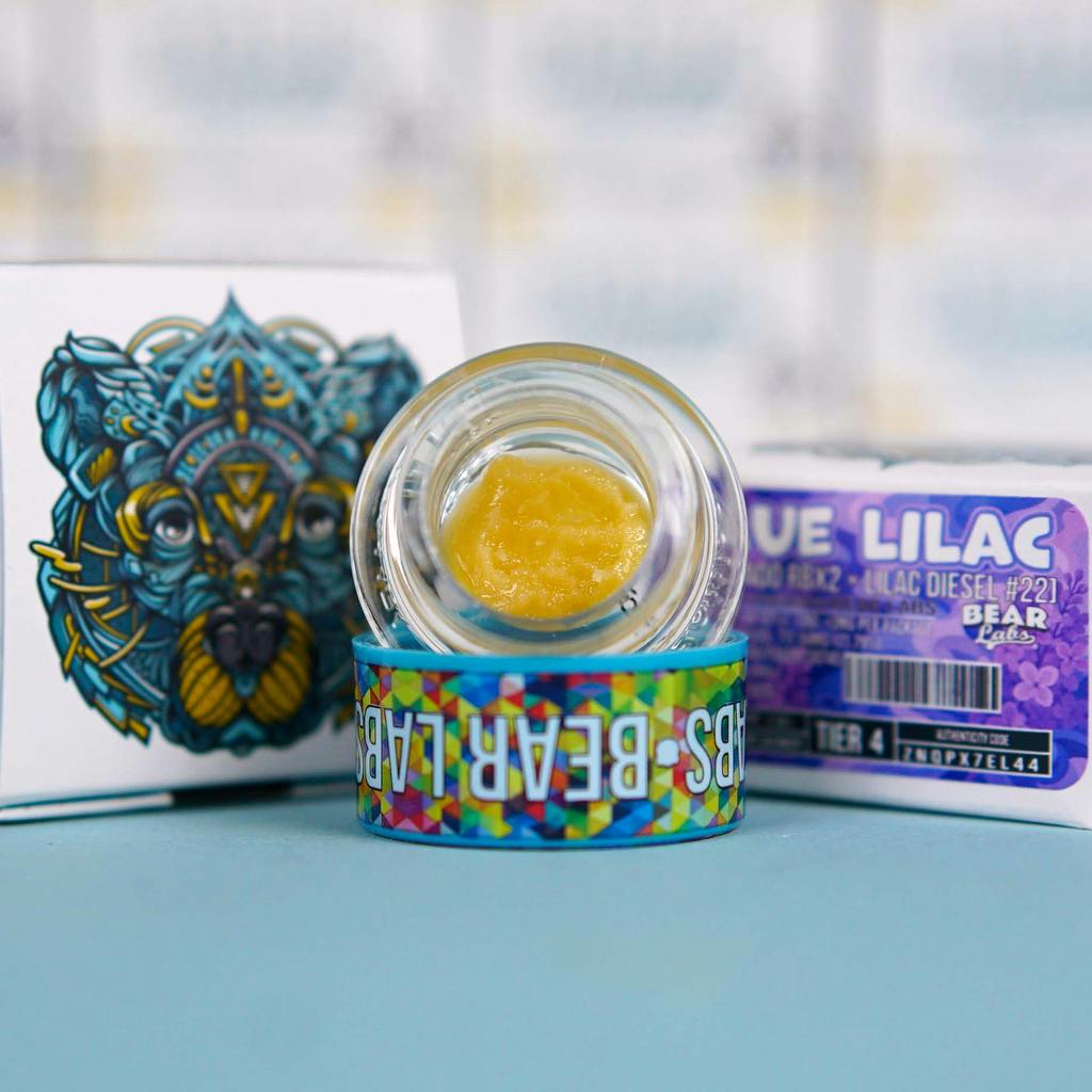 BEAR LABS - T4 CURED RESIN BUDDER - BLUE LILAC 1G