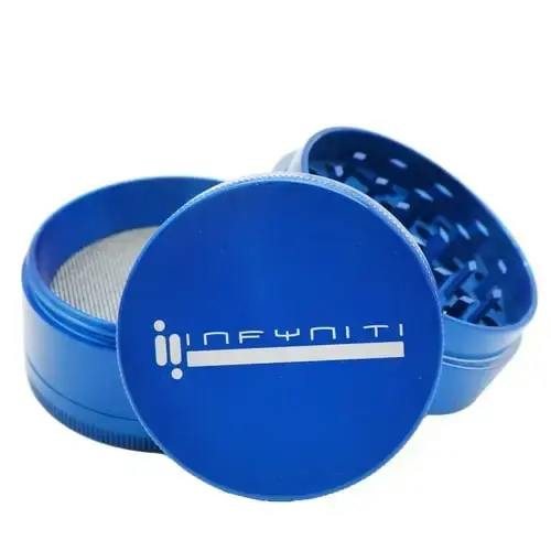 Infyniti Scales - Infyniti Branded 4 pc Grinder - Blue
