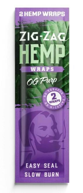 Zig-Zag Hemp Wraps - OG Purple