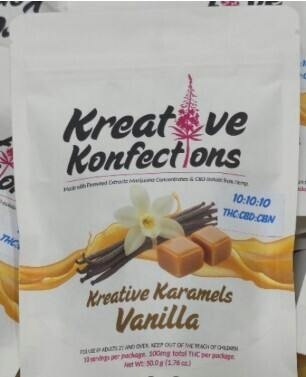 Kreative Konfections Vanilla Karamels Night Time 10pk