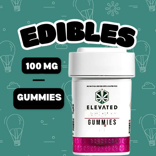 Cherry Indica | 100mg Gummies | Elevated