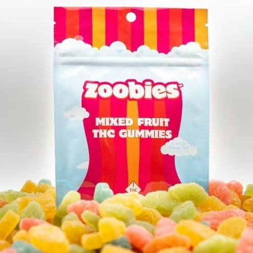 Zoobies 100mg Gummies MIXED FRUIT (I)