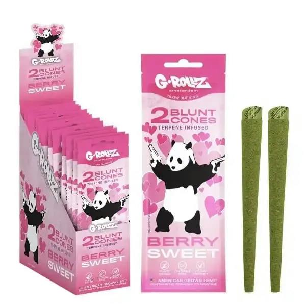 G-Rollz Banksy's Graffiti 'Berry Sweet' 2x Terpene-infused Pre-rolled Hemp Cones