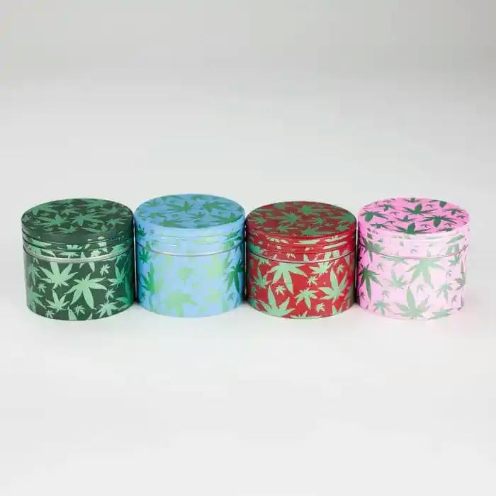 45mm Leaf aluminium grinder - Assorted