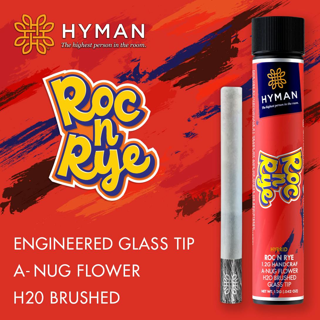 HYMAN | ROCK N' RYE | HYBRID | PRE-ROLL | 1.2G | REC