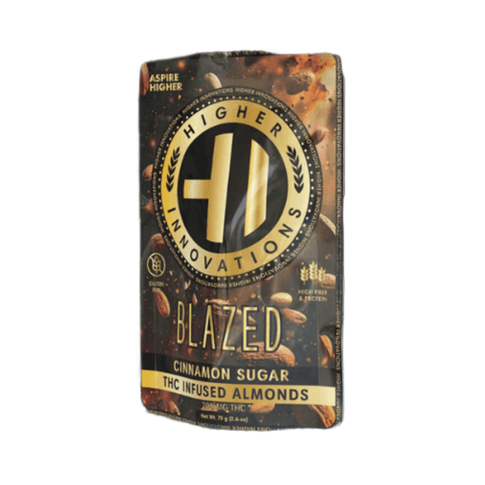 HIGHER INNOVATIONS | CINNAMON SUGAR ALMONDS | NON -GUMMY | 200MG | REC