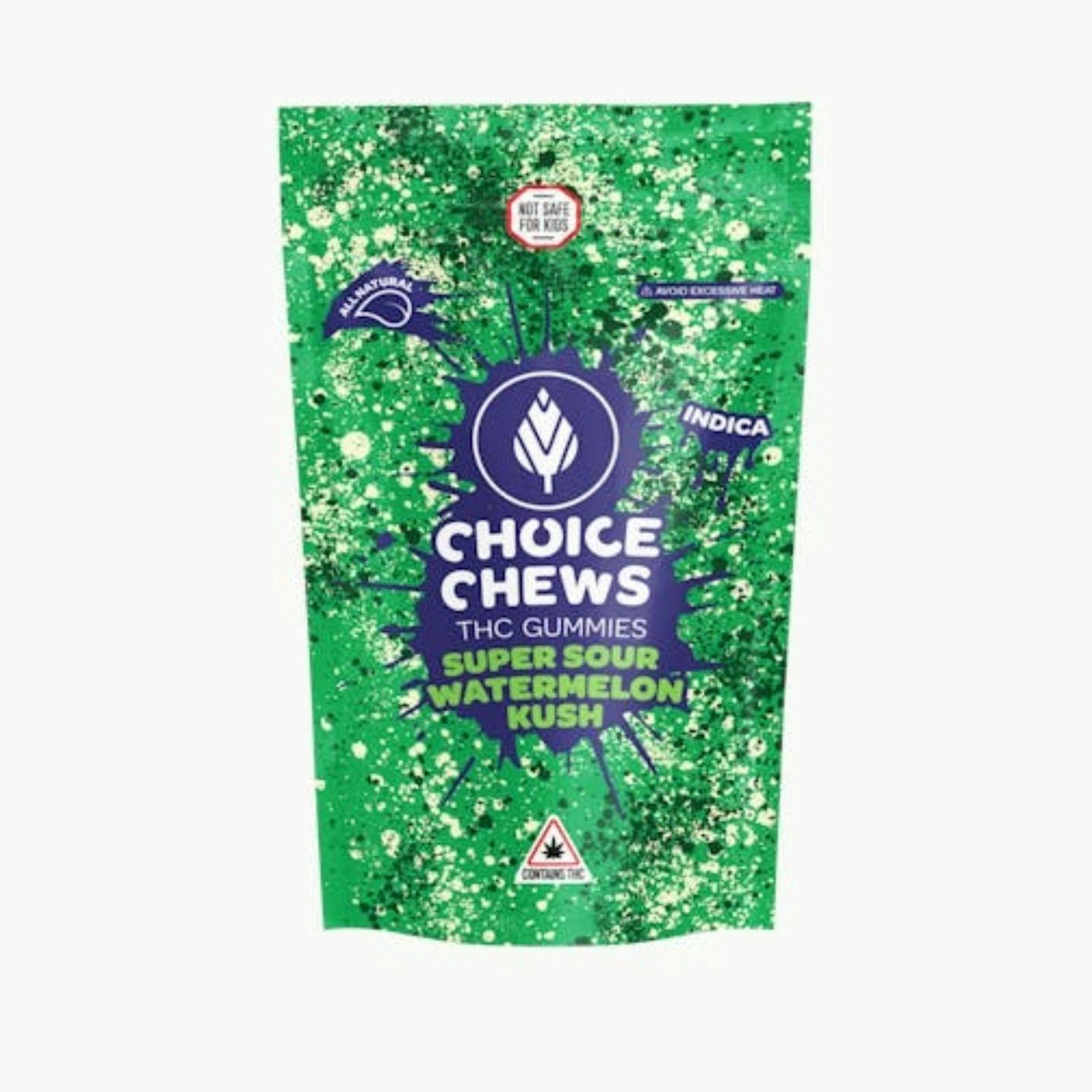 CHOICE | SUPER SOUR WATERMELON KUSH | INDICA | GUMMIES | 200MG | MED