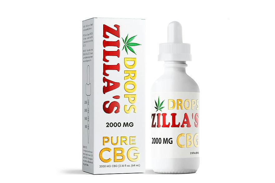 ZILLA'S | PURE CBG | TINCTURE | 2000MG