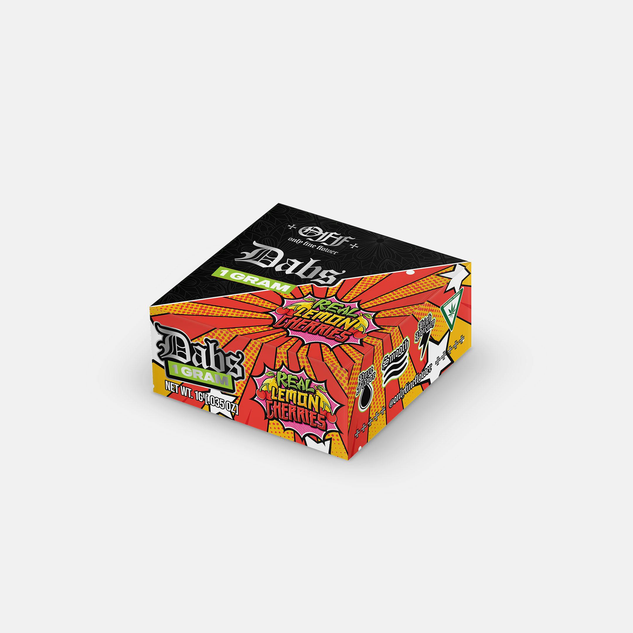 OFF | REAL LEMON CHERRIES | INDICA | LIVE RESIN | 1G