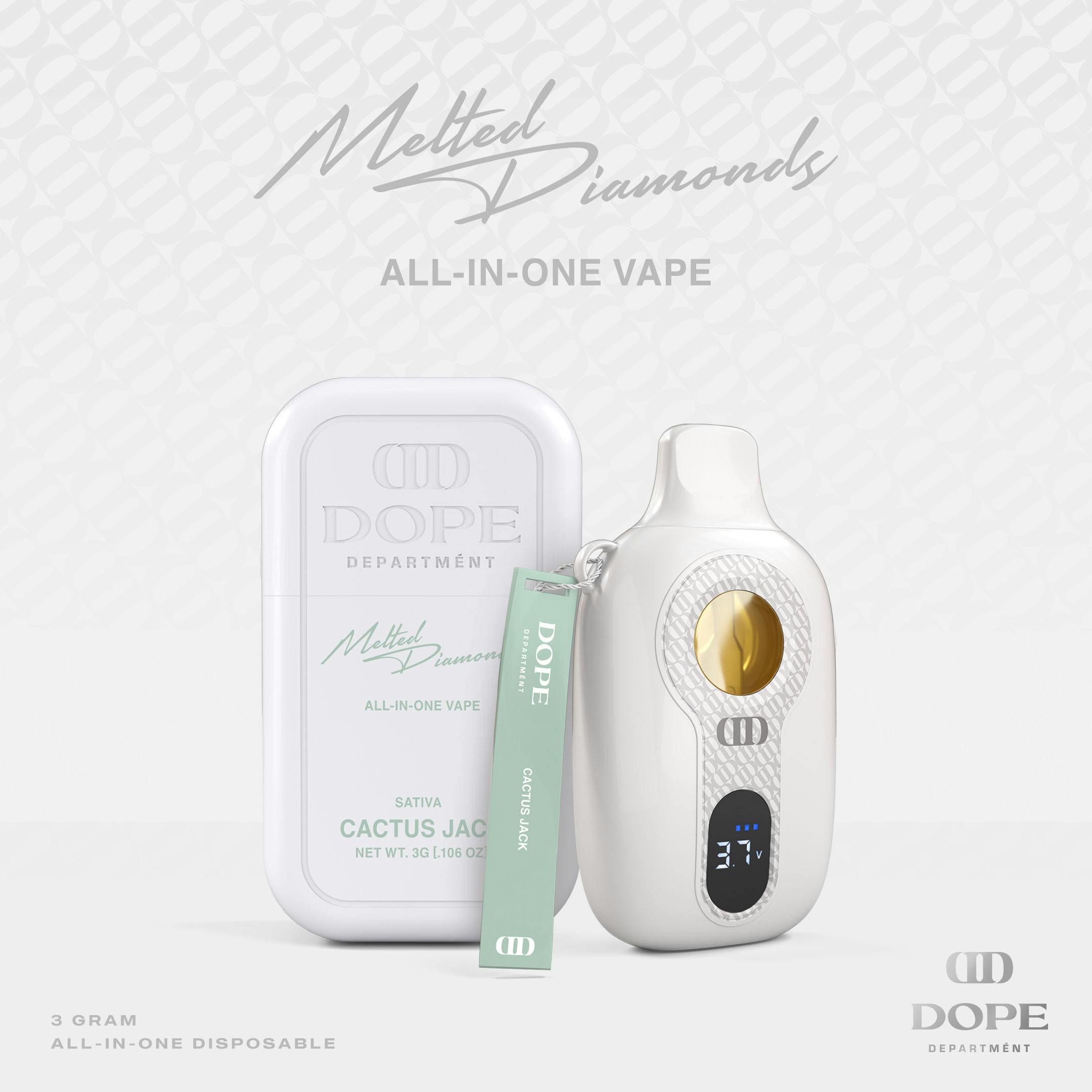 DOPE DEPARTMENT | CACTUS JACK MELTED DIAMONDS | SATIVA | DISPOSABLE VAPE | 3G
