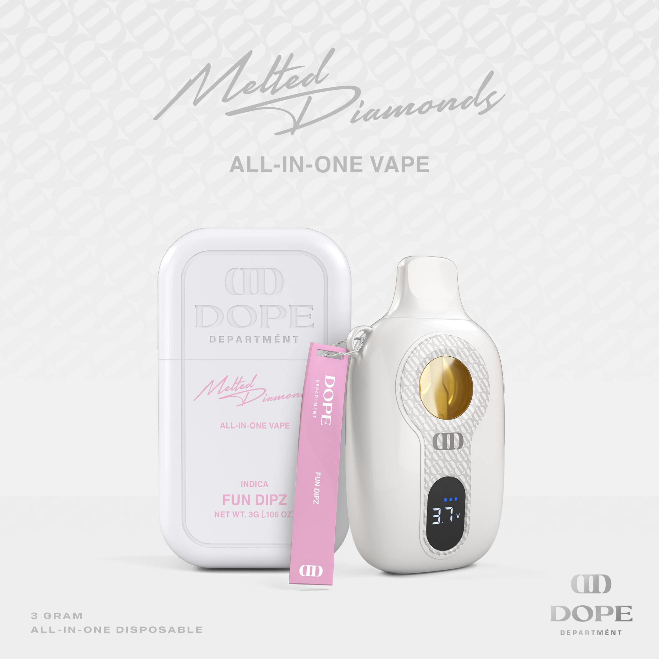 DOPE DEPARTMENT | FUN DIPZ MELTED DIAMONDS | HYBRID | DISPOSABLE VAPE | 3G