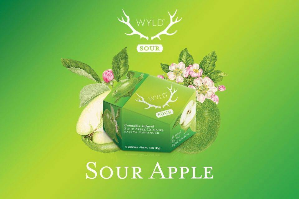 WYLD | SOUR APPLE | SATIVA | GUMMIES | 200MG | REC