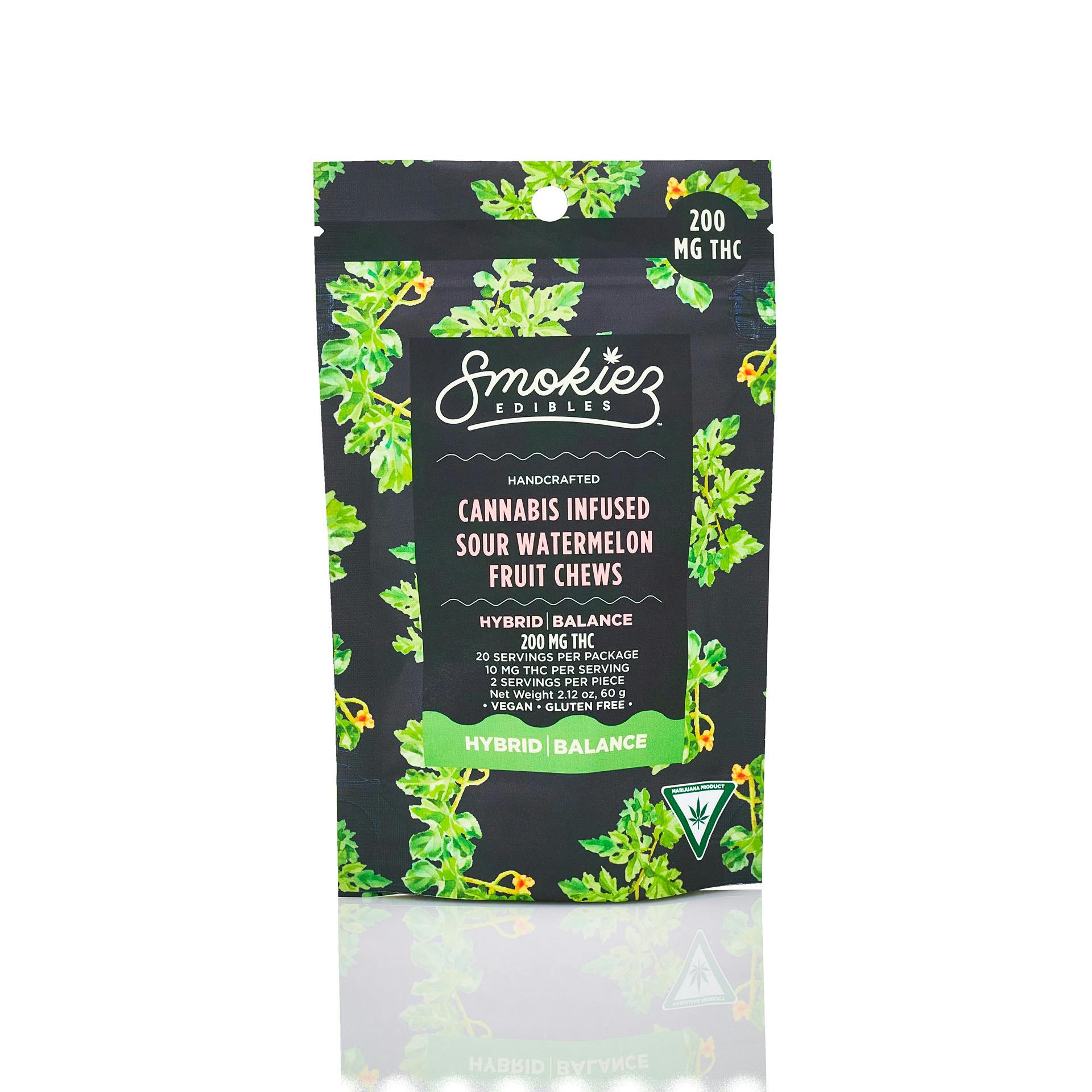 SMOKIEZ | SOUR WATERMELON BALANCE | HYBRID | GUMMIES | 200MG | REC
