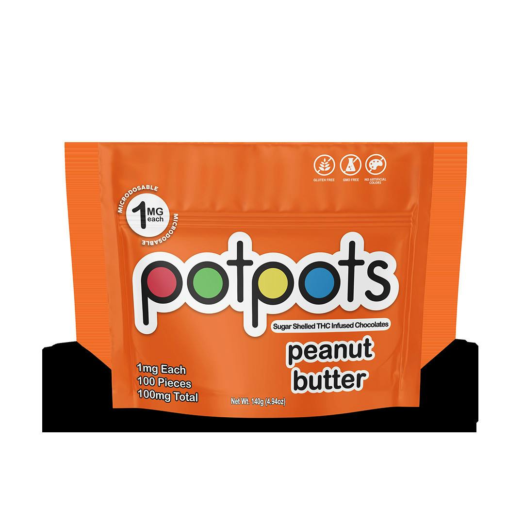 POTPOTS | PEANUT BUTTER MILK CHOCOLATE | CANDY | 100MG