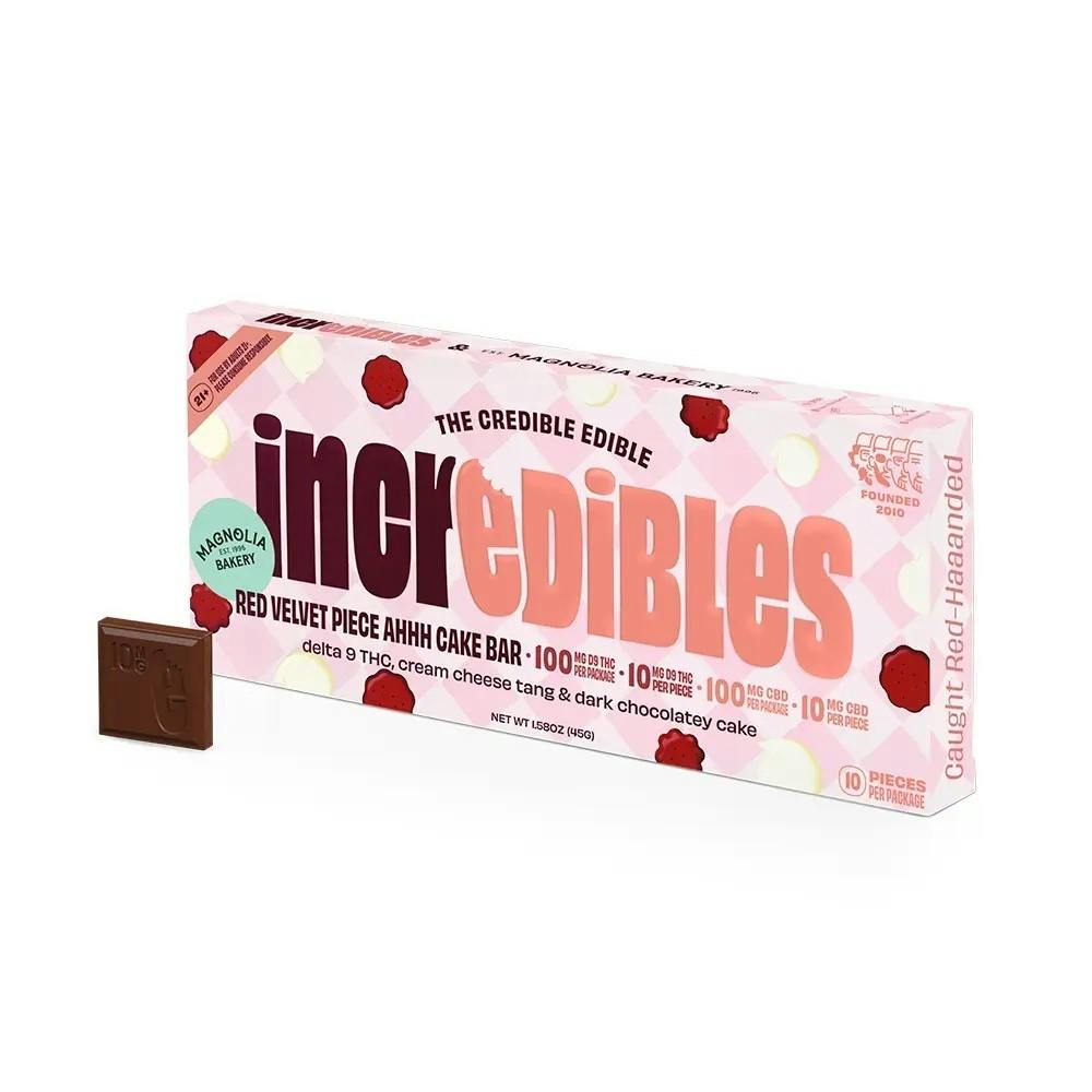 Magnolia Bakery Red Velvet | 1:1 THC:CBD | Chocolate Bar | Indica