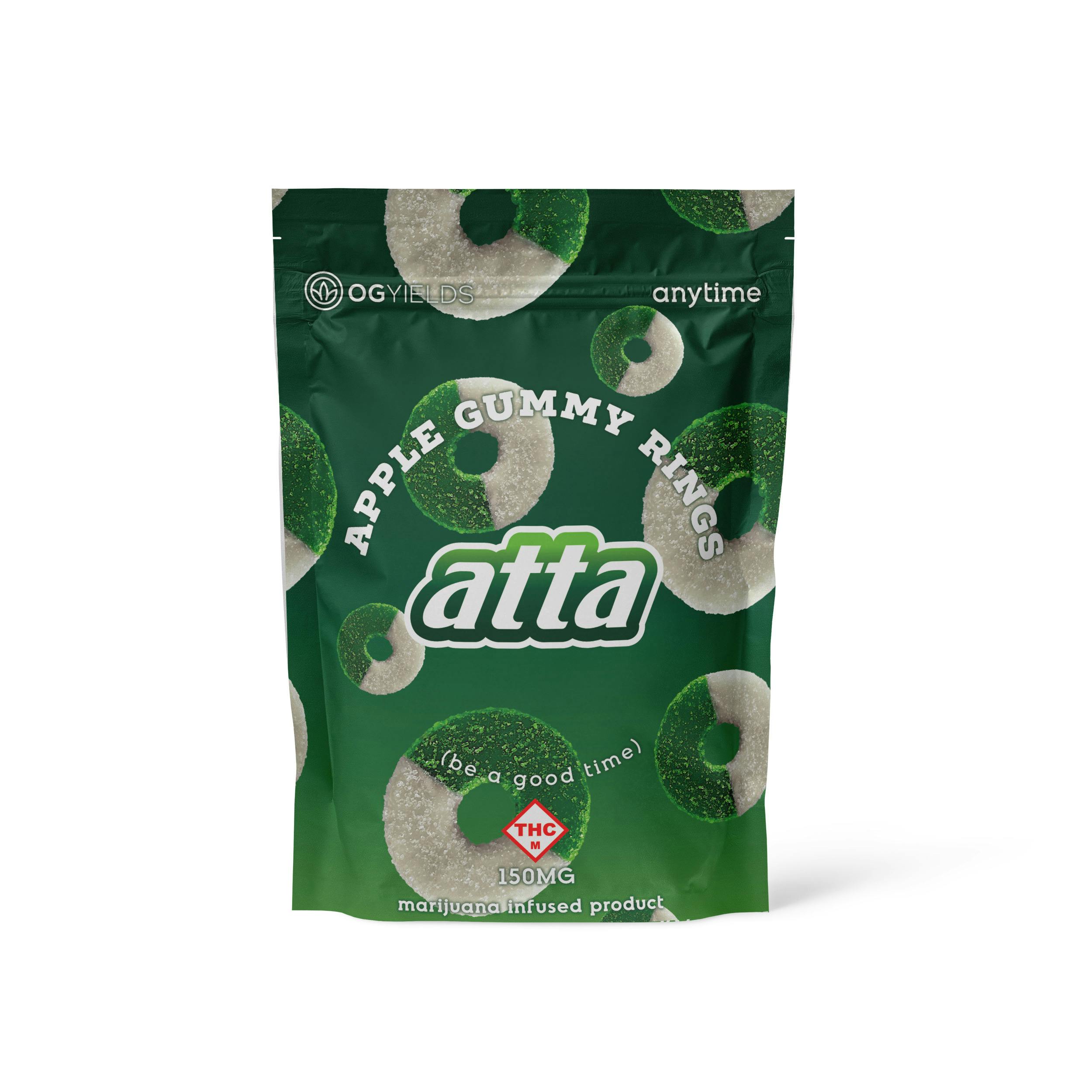 Green Apple Gummy Rings 6pk