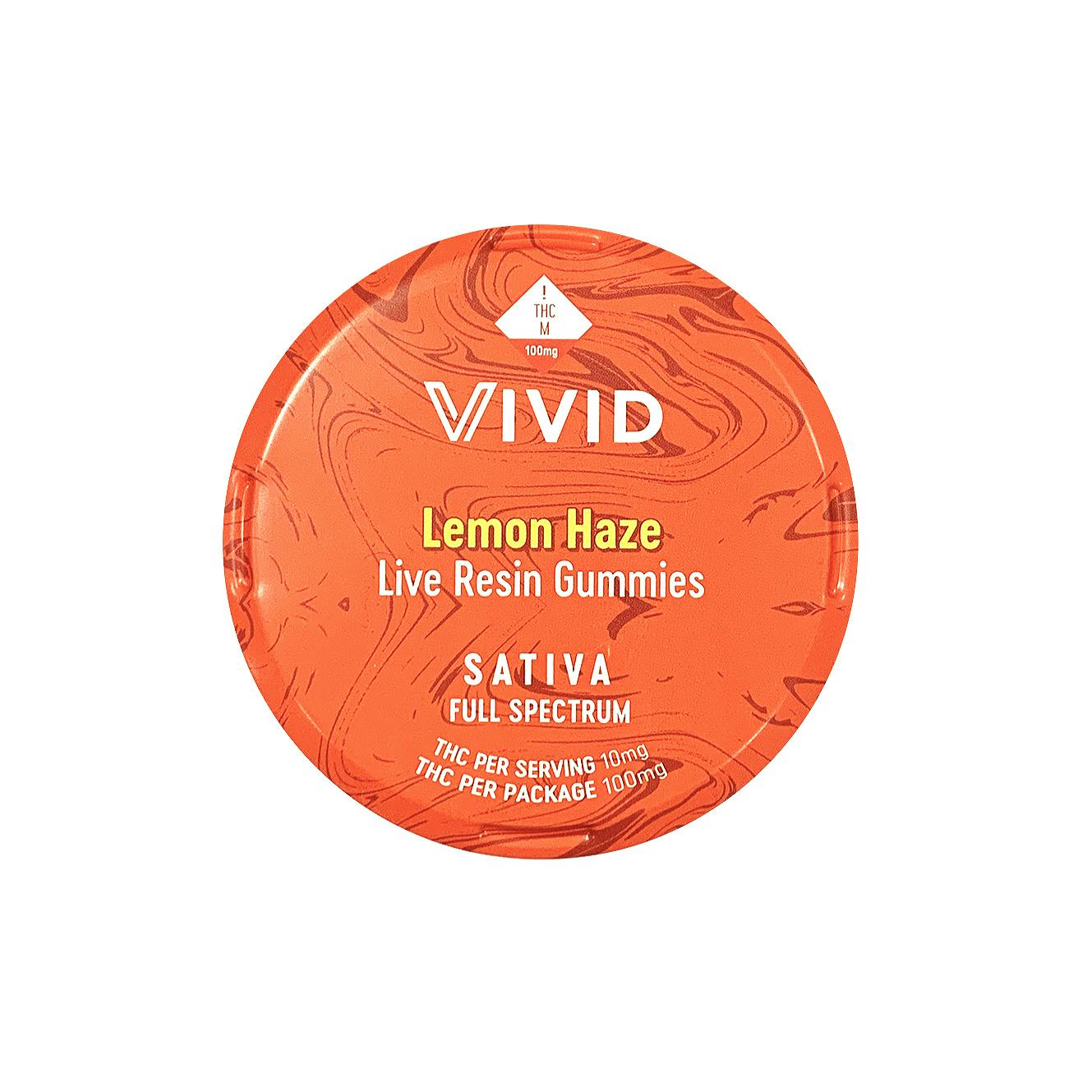 Live Resin Lemon Haze Gummies
