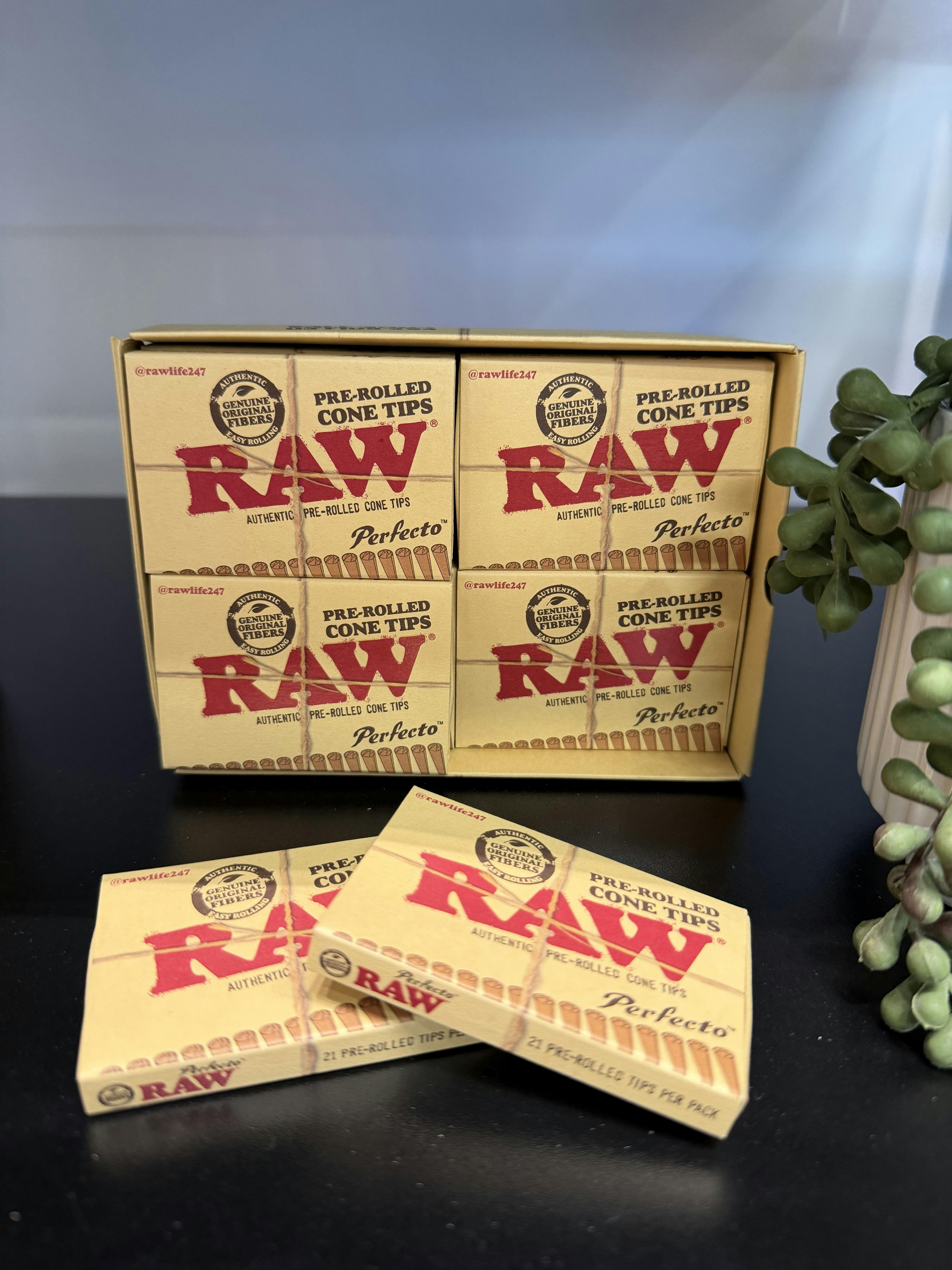 Raw Perfecto Cone Tips - 20ct