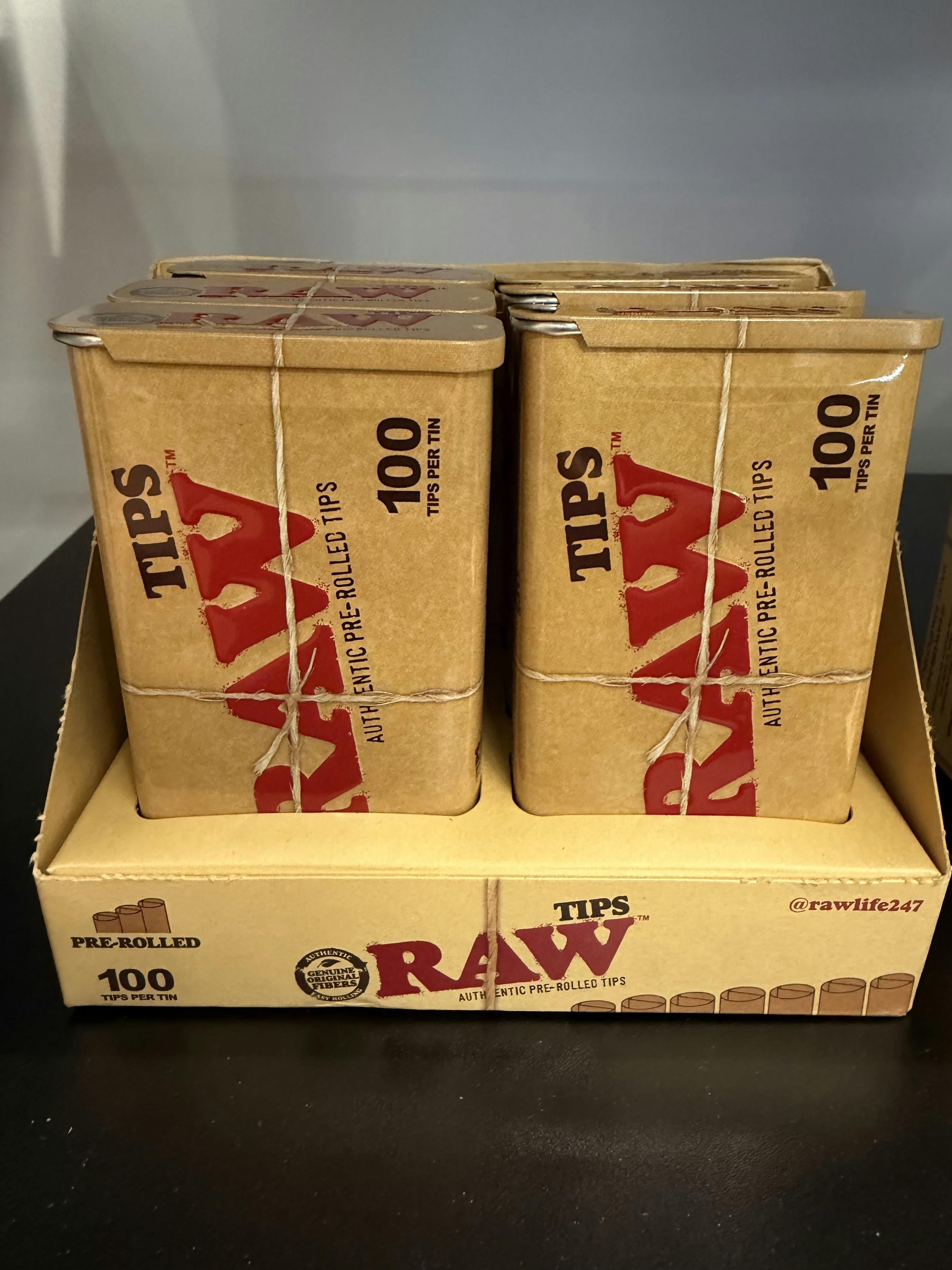 Raw Pre-rolled Tips