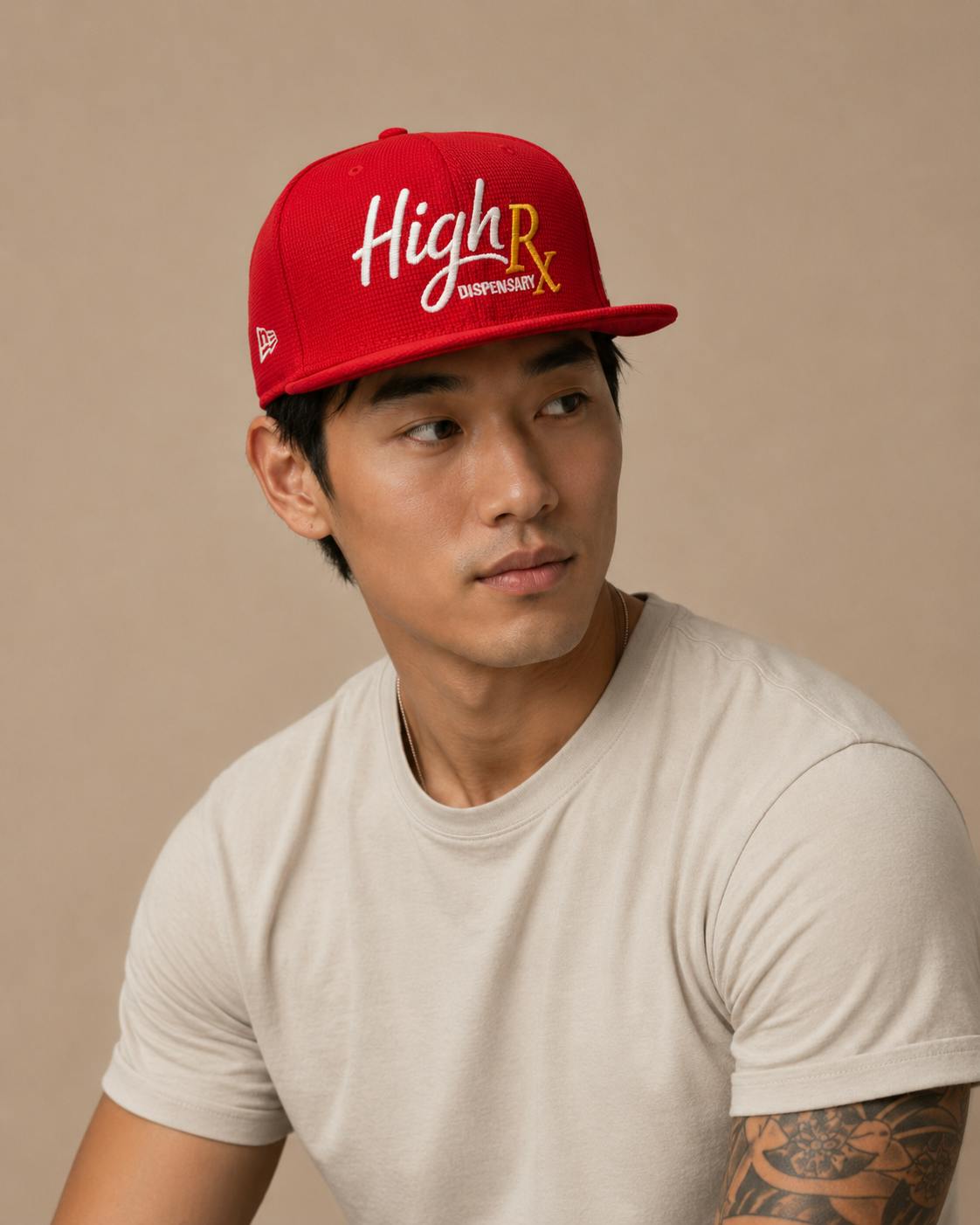 HighRx Hat Grid- Red
