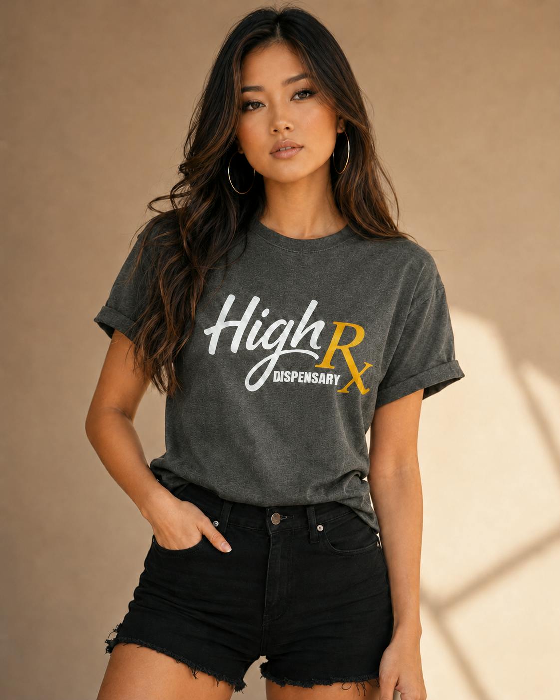 HighRx Tshirt- Gray 2XL