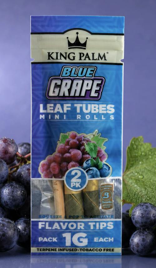 King Palm Mini- Blue Grape 2ct