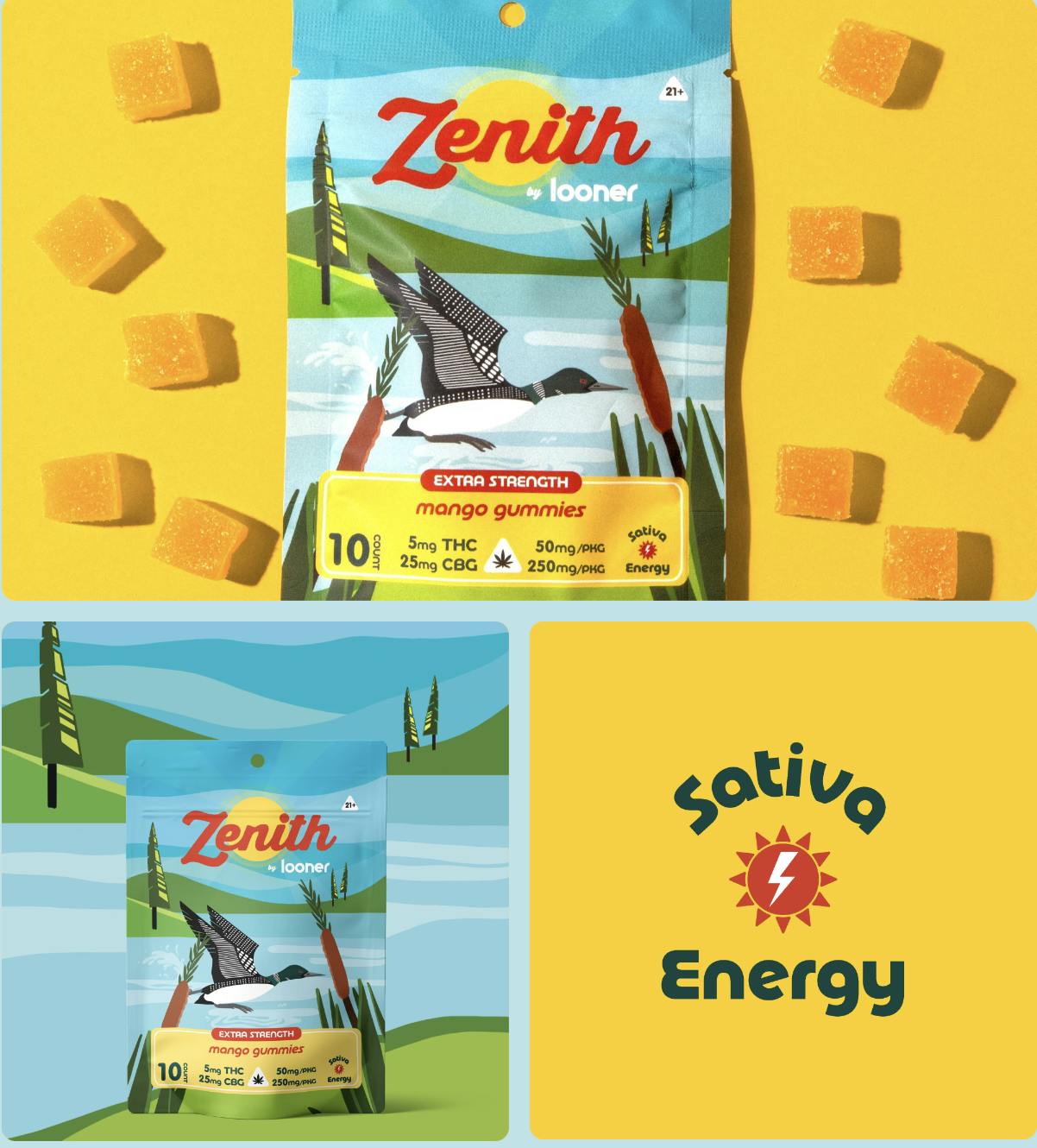Looner Gummies Zenith Mango