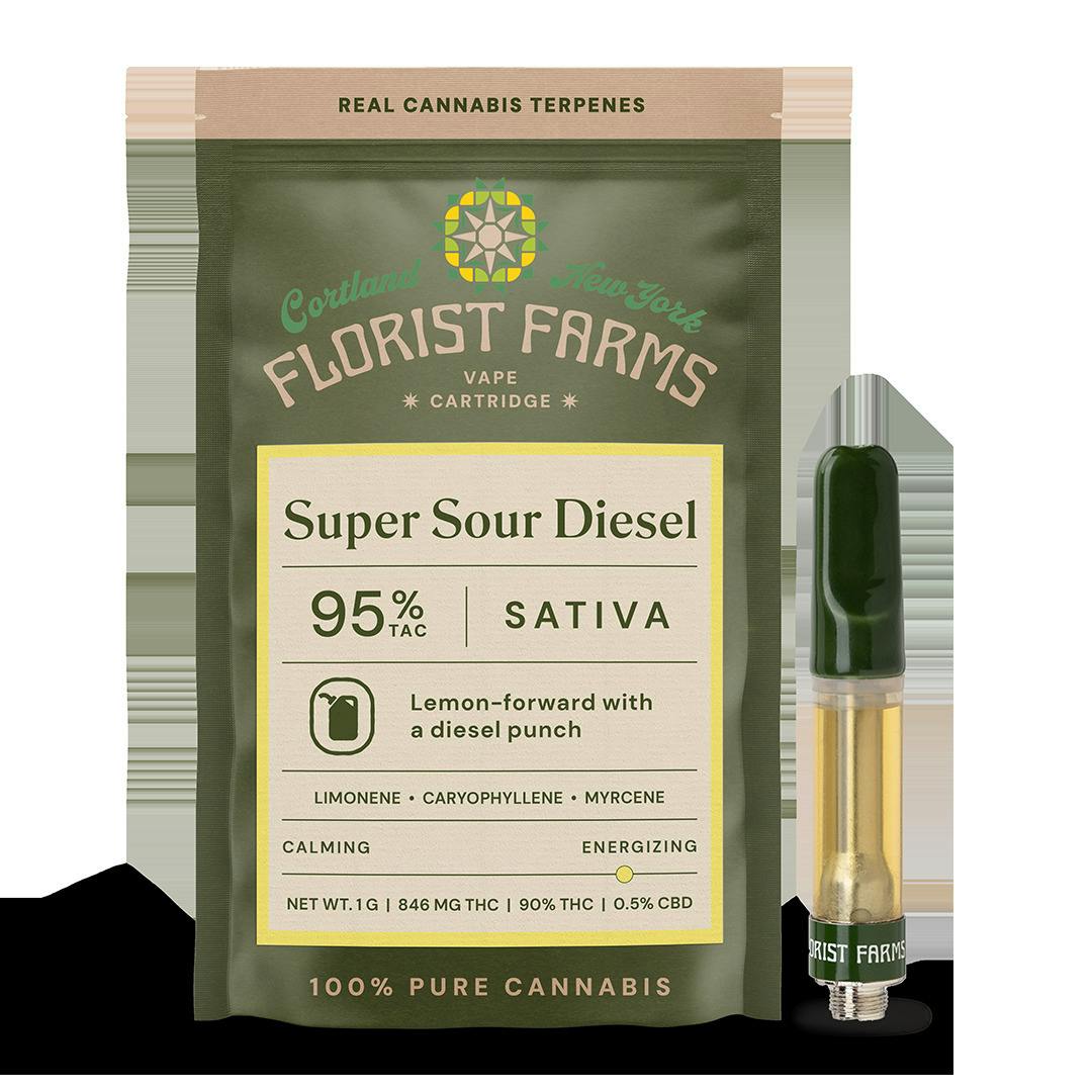 Super Sour Diesel Vape Cart | Florist Farms | Sativa