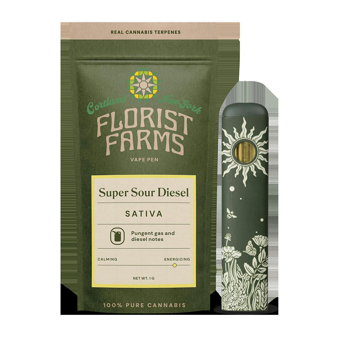 Super Sour Diesel AIO Vape | Florist Farms | Sativa