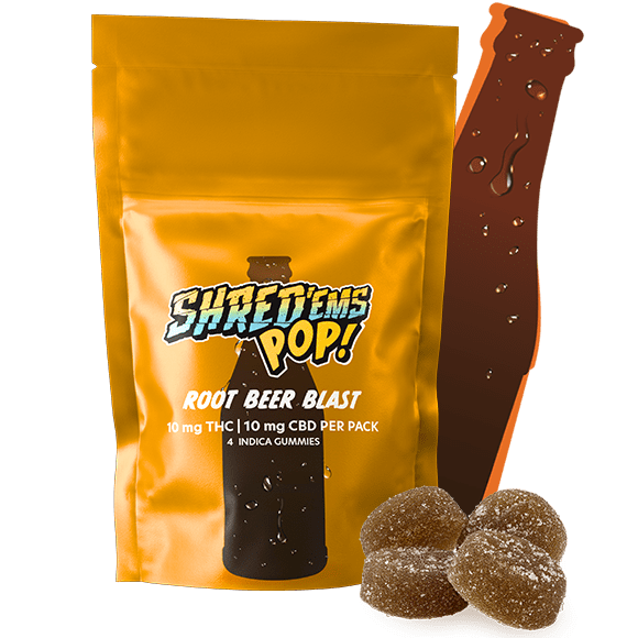 Shred'Ems - Root Beer Blast - Edible - 4 x 2.5mg