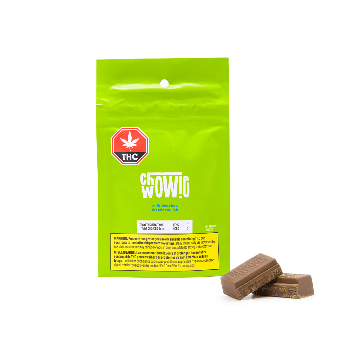 Chowie Wowie - THC Milk Chocolate - Edibles - 10mg