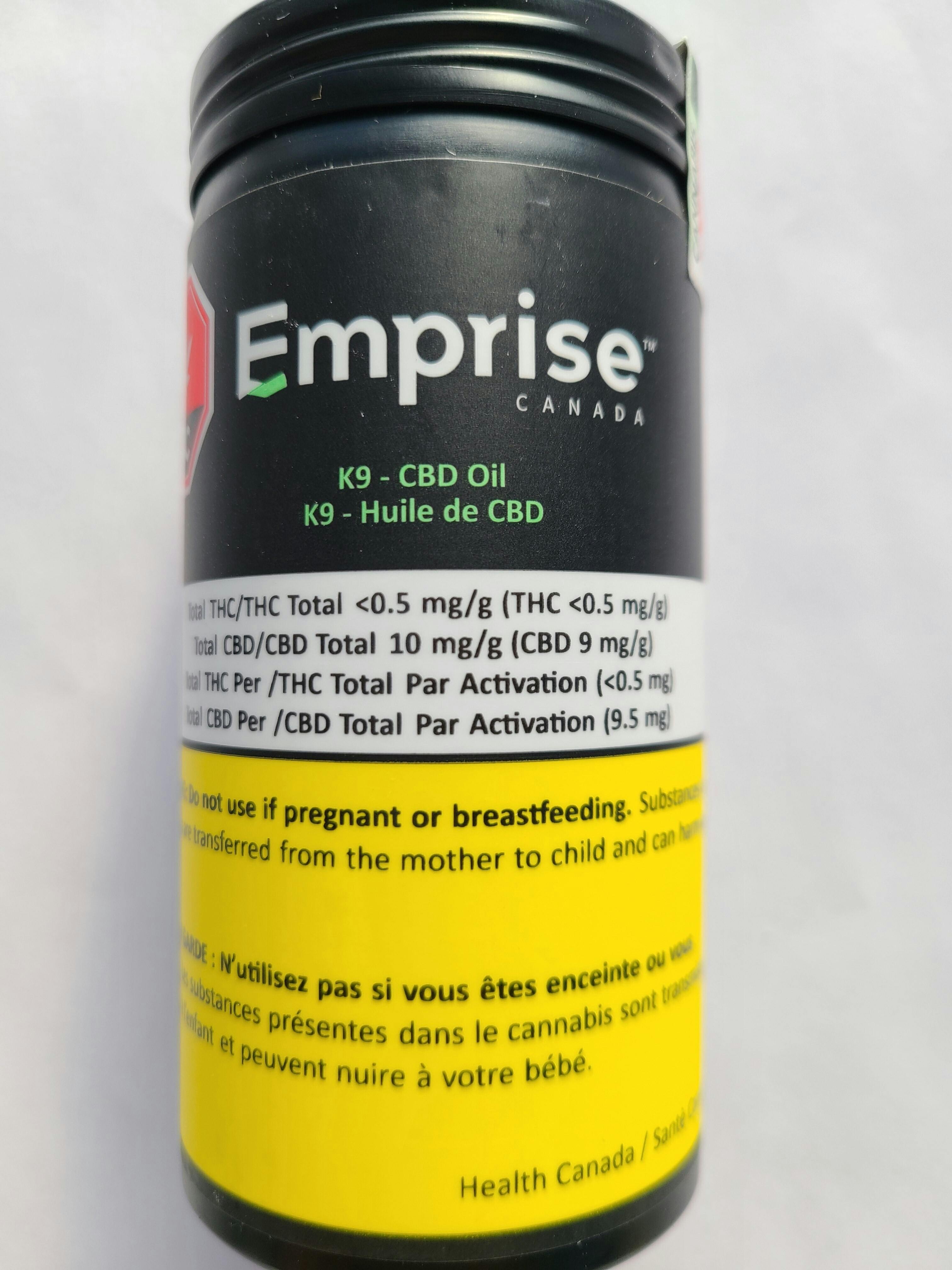 Emprise - K9 CBD Oil - Cannabis Oil - 30 ml