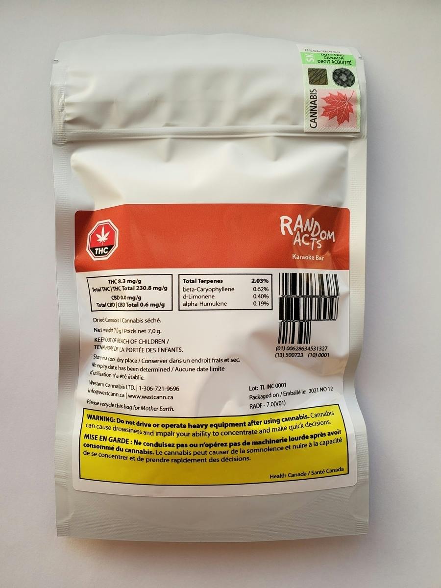 Random Acts - Karaoke Bar - Flower - 7g