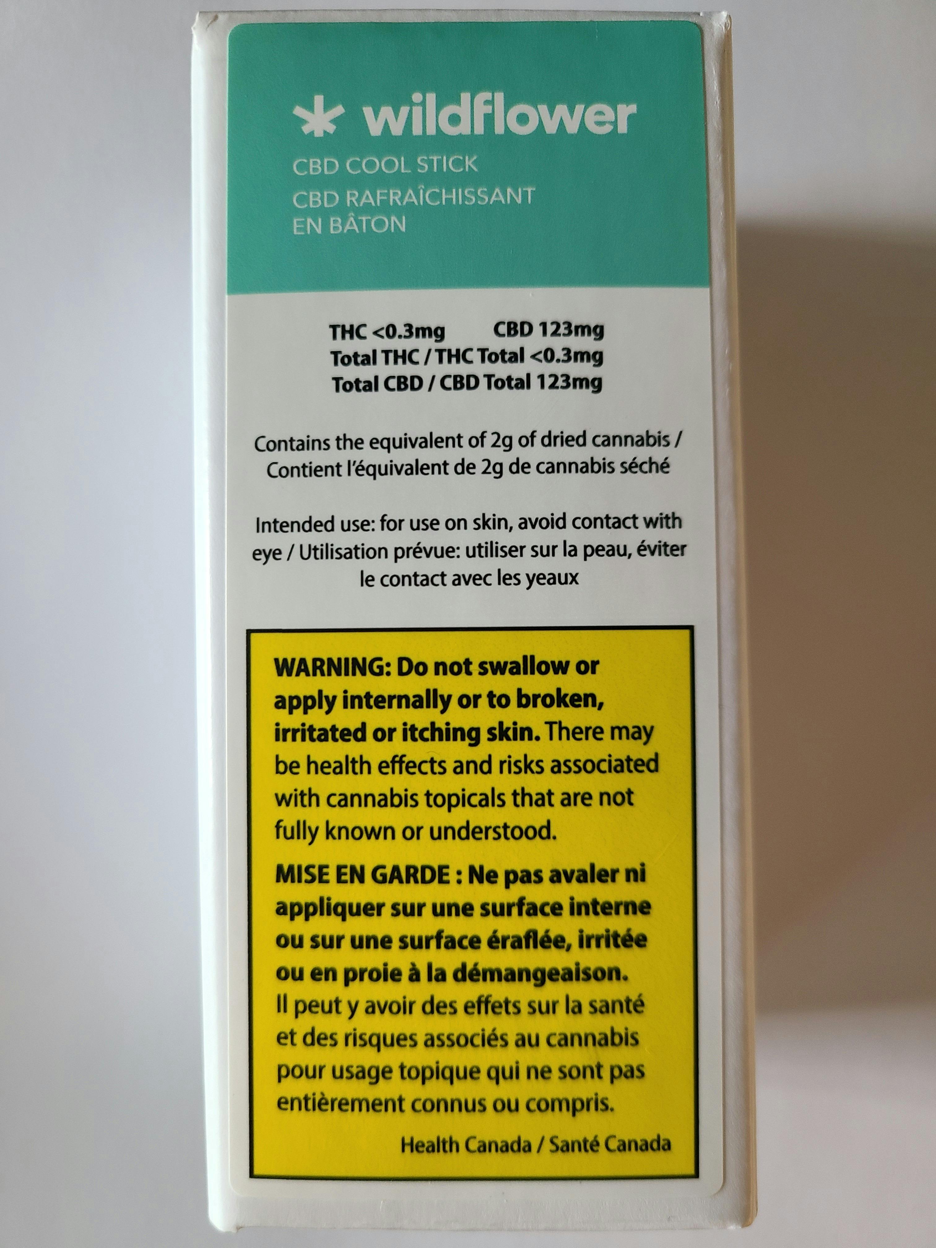 Wildflower - Cool Stick - Topicals - 30g