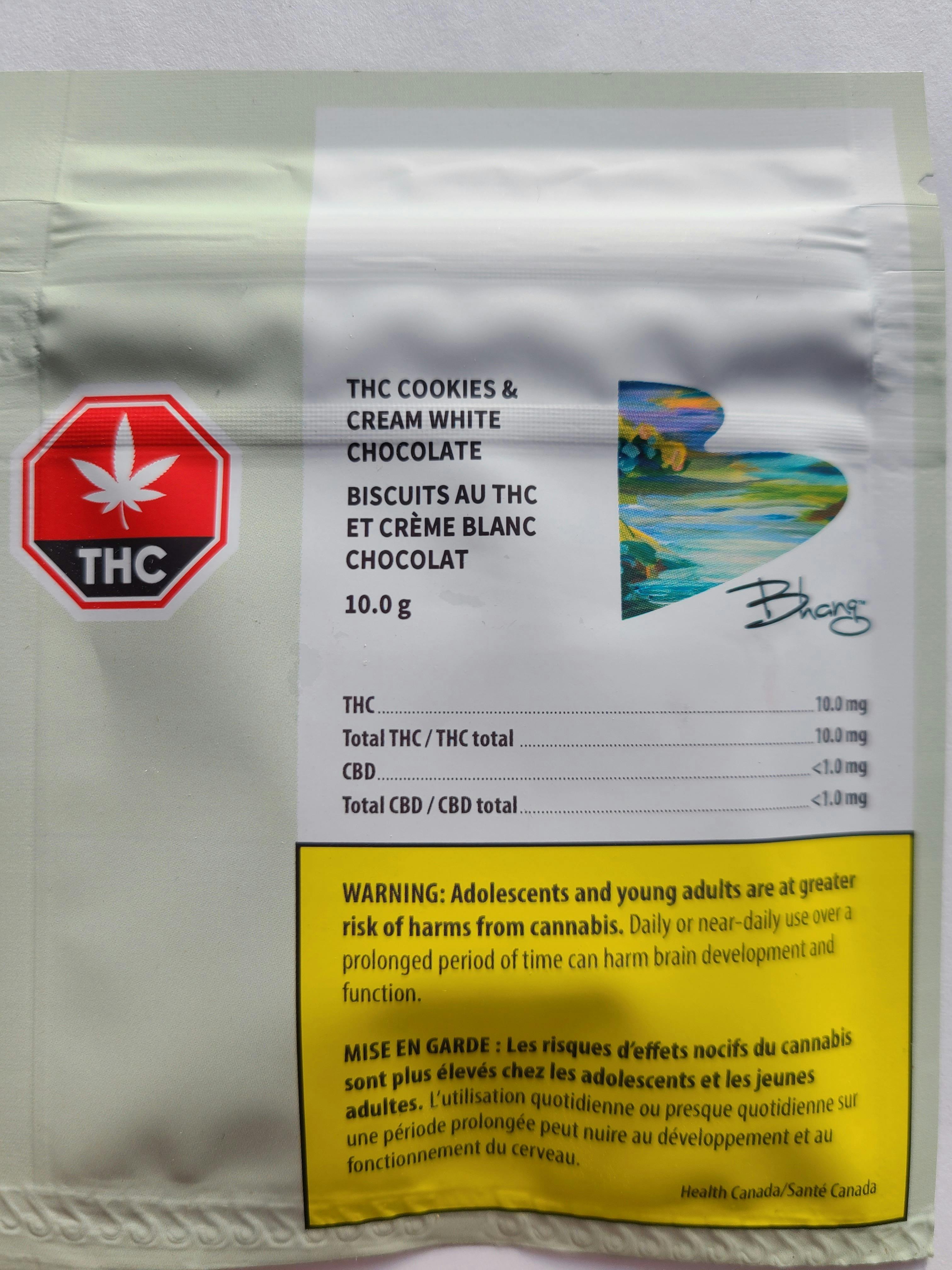 Bhang - Cookies & Cream Chocolate - Edibles - 1x10mg