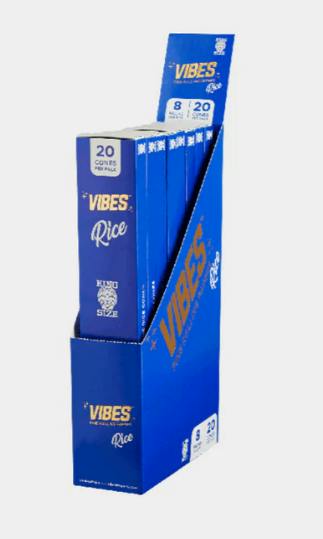 VIBES CONES 20PK (RICE)
