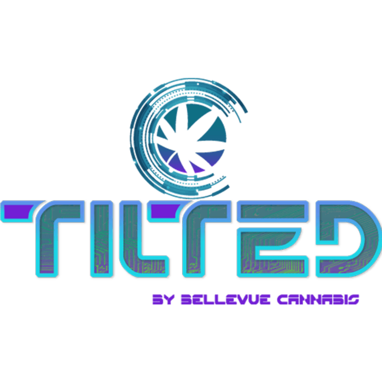 Tilted | Blue Spritzer Flower Glass Tipped Pre Roll | 1.2g