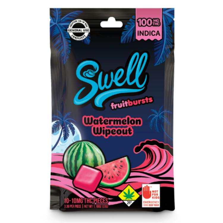 Fruit Burst | Watermelon Wipeout Indica Edible 10pk | 100mg