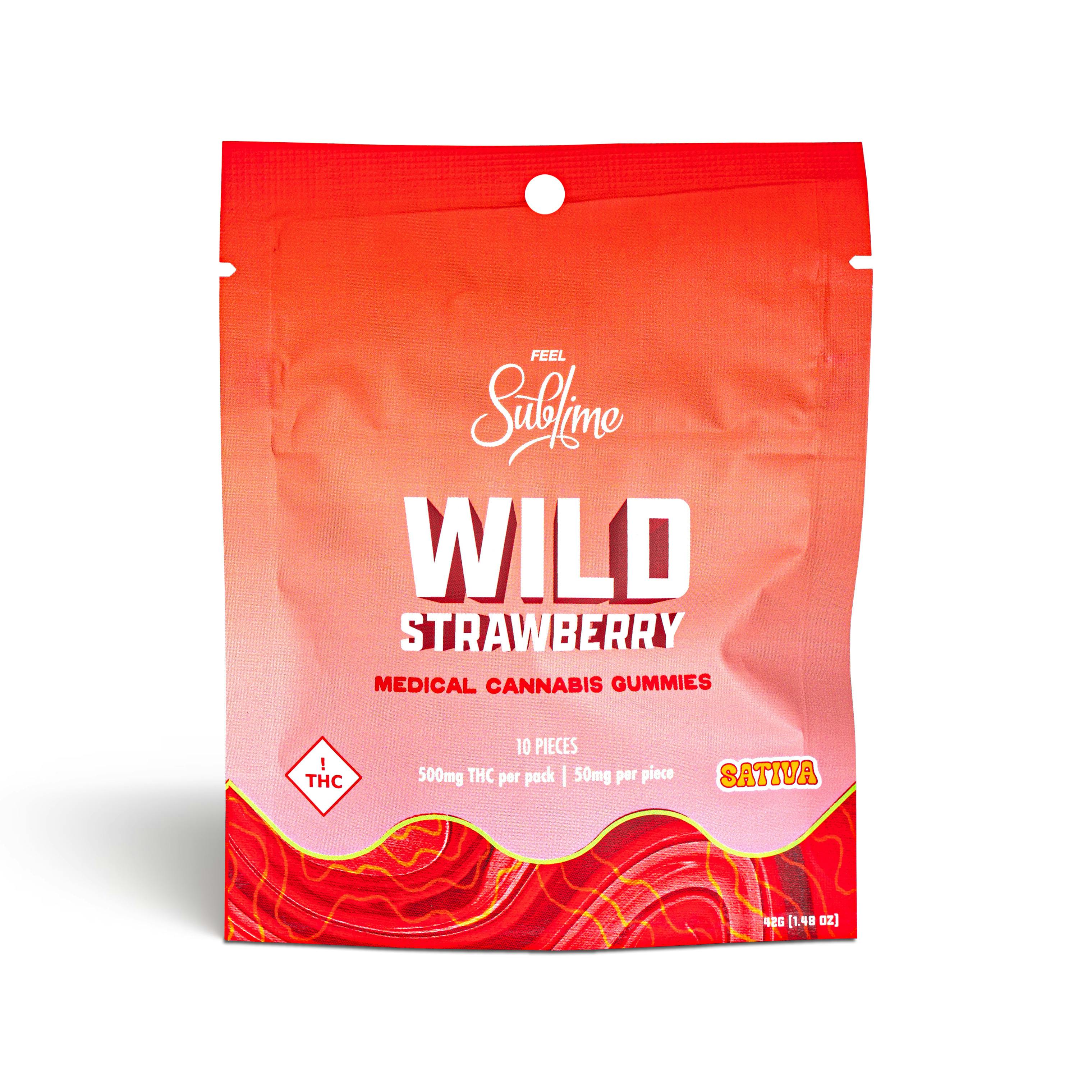 Wild Strawberry Gummies - 500mg (Medical)