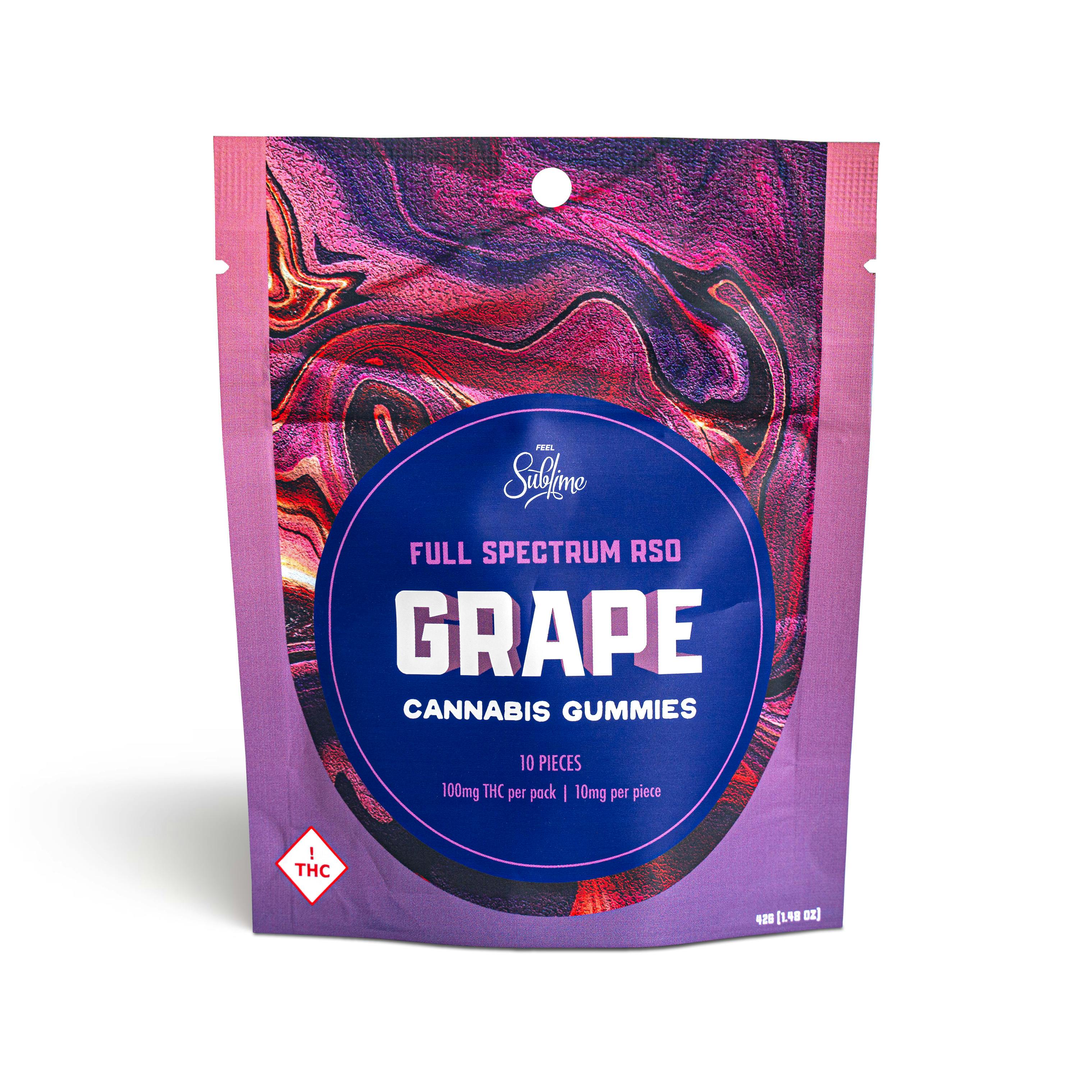 Grape RSO Gummies