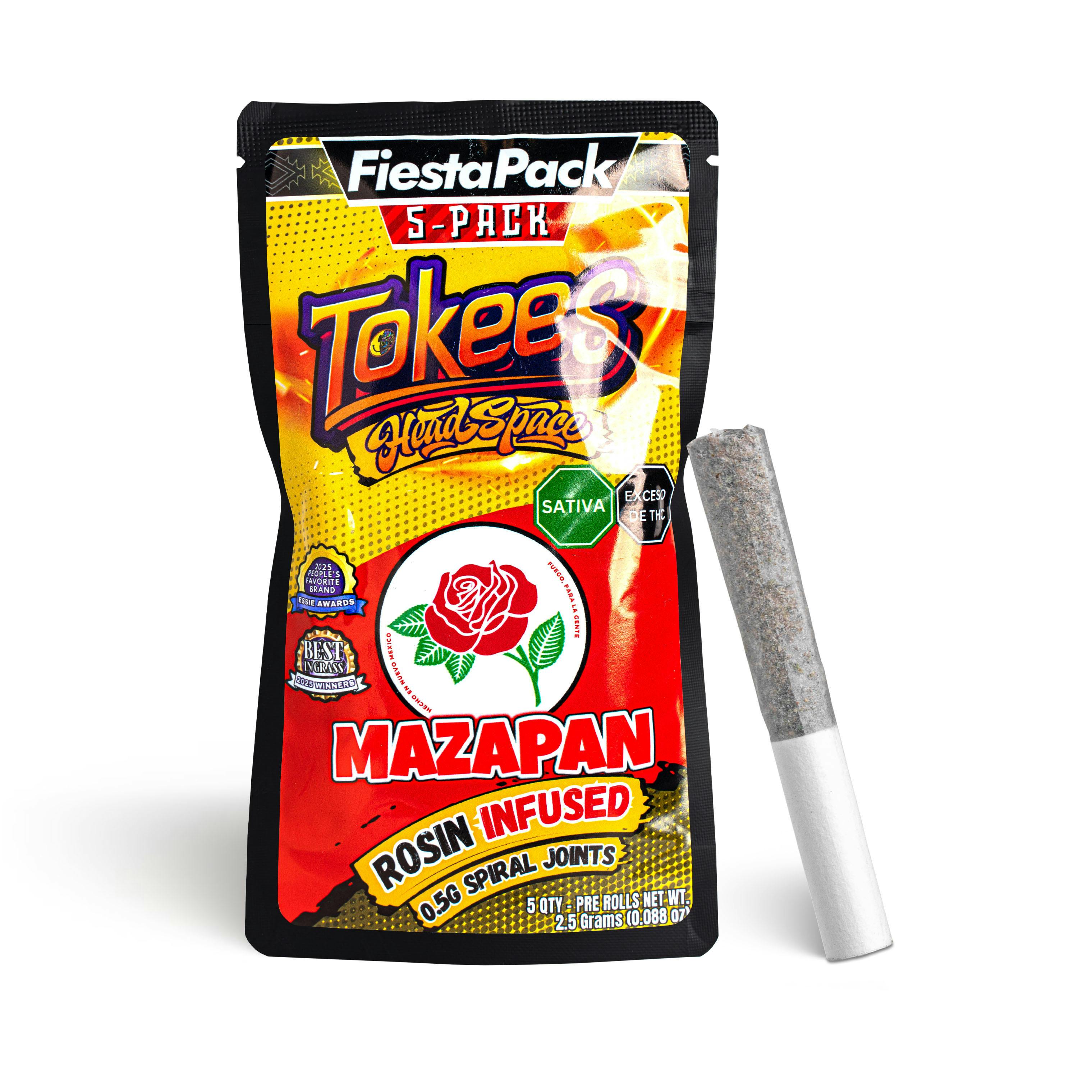 Mazapan Tokees Rosin Infused Pre-Roll - 5 Pack
